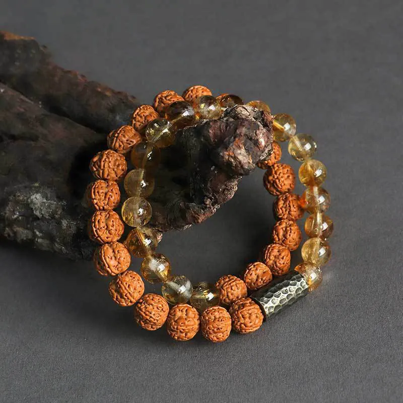 MAGICPOLE King Kong Bodhi Seeds Bracelets Unisex-2