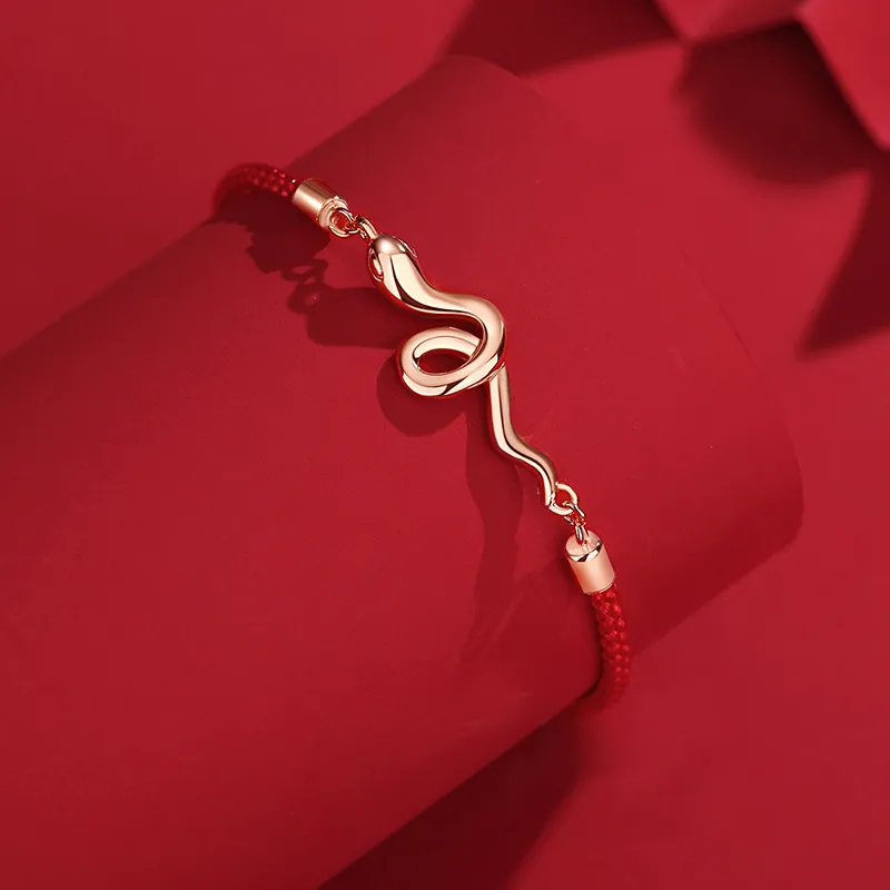 MAGICPOLE 925 Sterling Silver Bracelets Women's Red-5