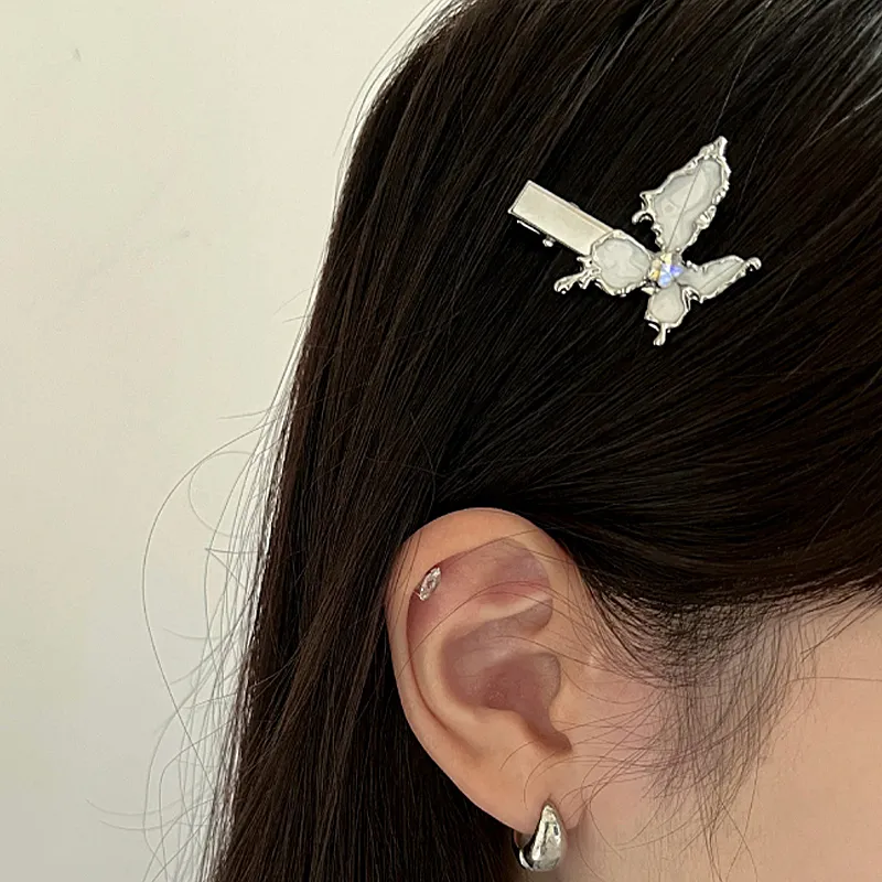 MAGICPOLE Alloy Hair Clips Women's White/Pink-1