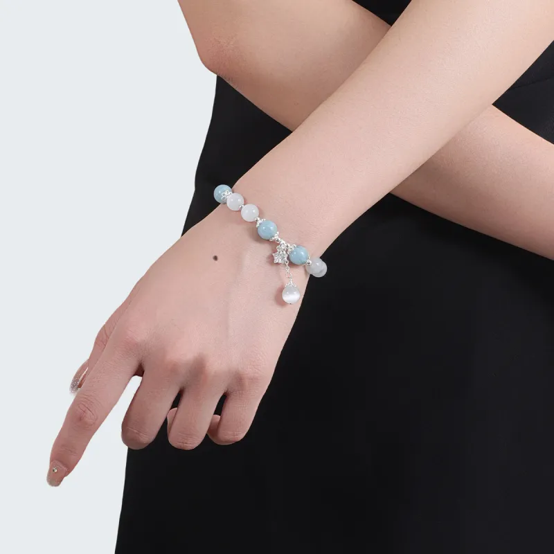 MAGICPOLE Glass Cat Eye Bracelets Women's-5