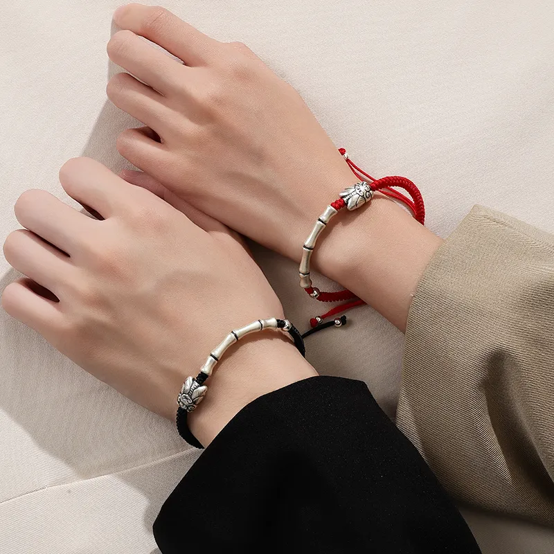 MAGICPOLE 999 Fine Silver Bracelets Unisex Silver-5