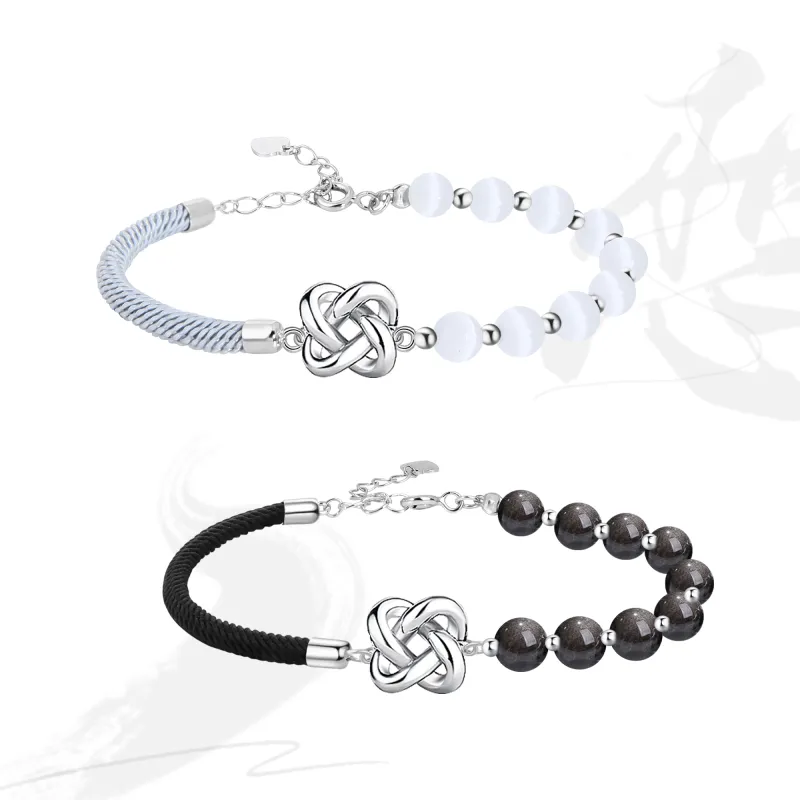 MAGICPOLE Glass Cat Eye Bracelets Unisex-6