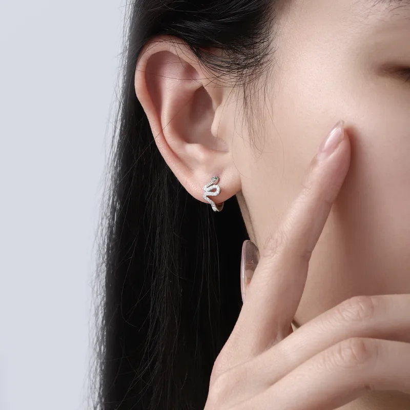 MAGICPOLE 925 Sterling Silver Earrings Women's Silver-3