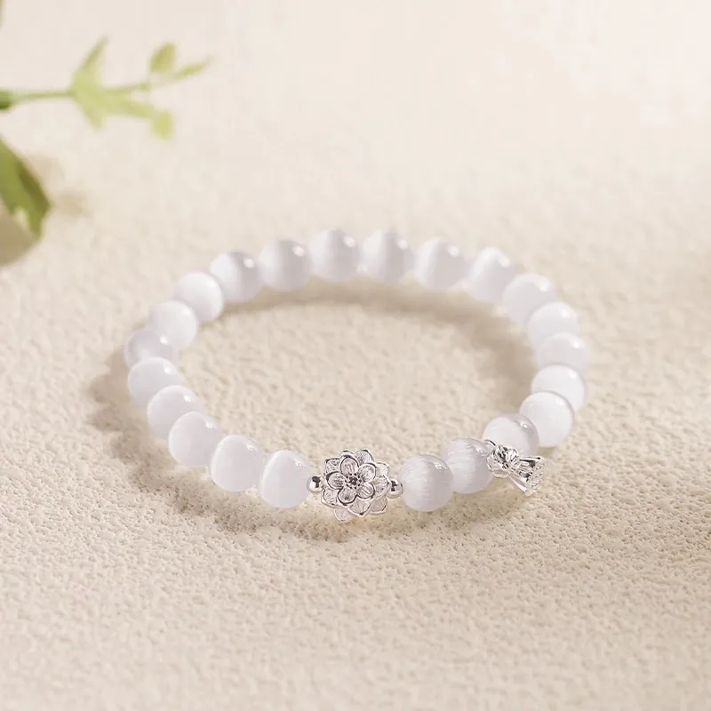 MAGICPOLE Glass Cat Eye Bracelets Women's-5