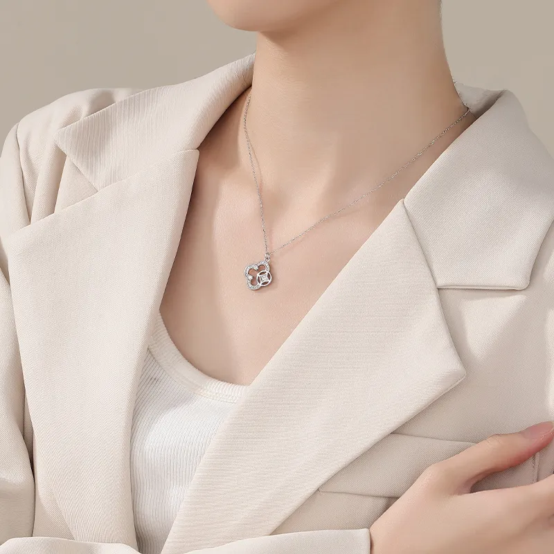 MAGICPOLE 925 Sterling Silver Necklaces Women's Silver Confession Birthday Box-5
