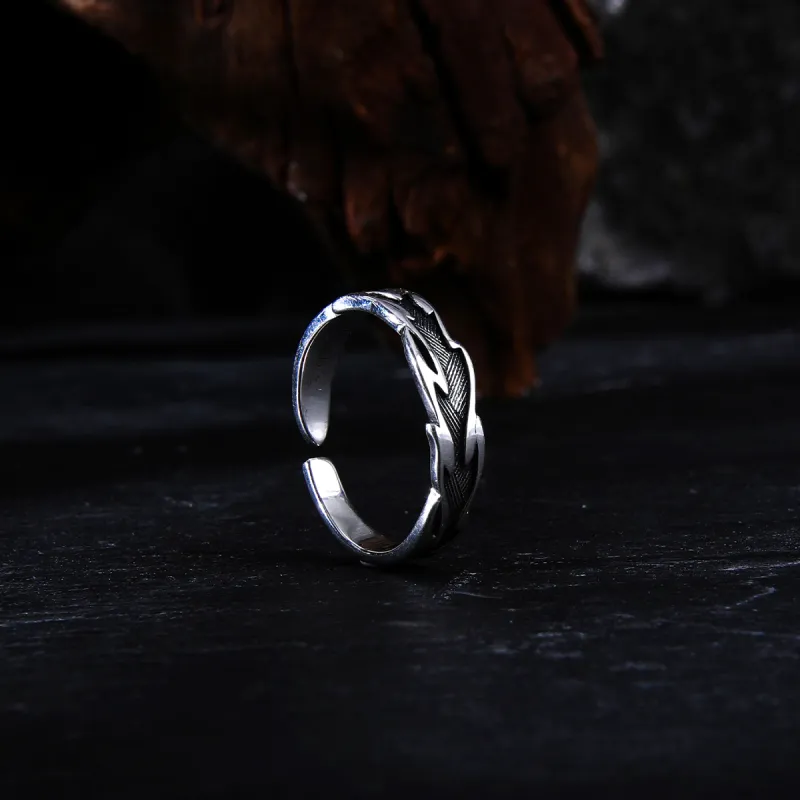 MAGICPOLE 999 Fine Silver Rings Men's-2