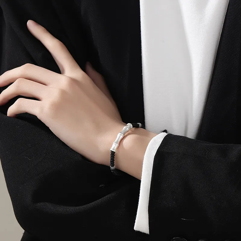 MAGICPOLE 999 Fine Silver Rope Bracelets Unisex-2