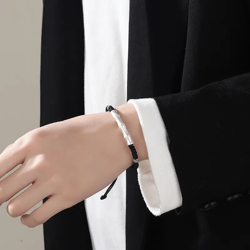 MAGICPOLE 999 Fine Silver Rope Bracelets Unisex-3