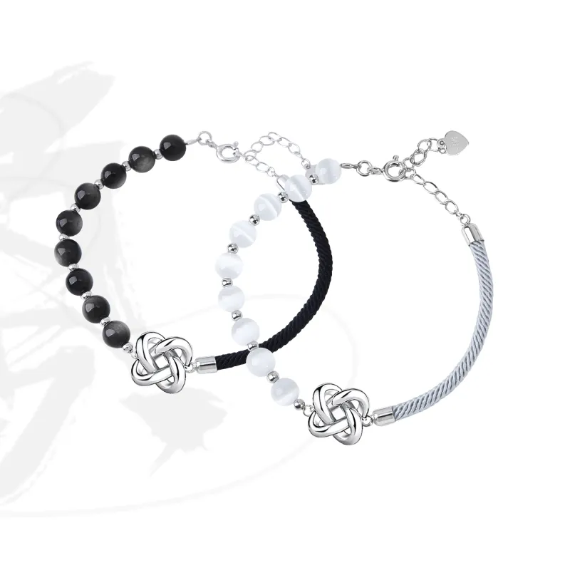 MAGICPOLE Glass Cat Eye Bracelets Unisex-8