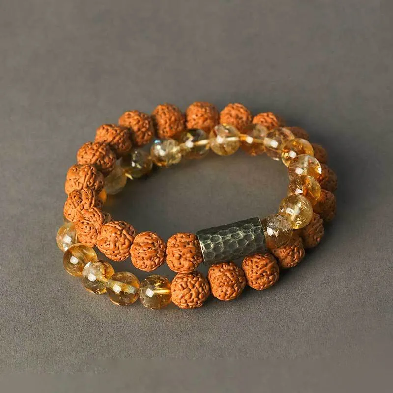 MAGICPOLE King Kong Bodhi Seeds Bracelets Unisex-4