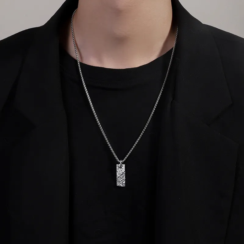 MAGICPOLE 925 Sterling Silver Necklaces Men's-1