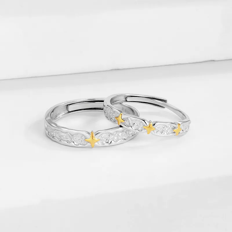 MAGICPOLE 999 Fine Silver Rings Unisex Silver-8