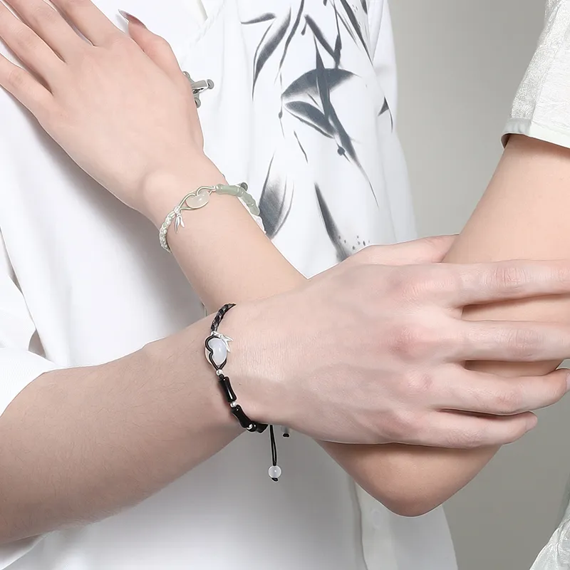 MAGICPOLE Crystal Jade Bracelets Unisex-1