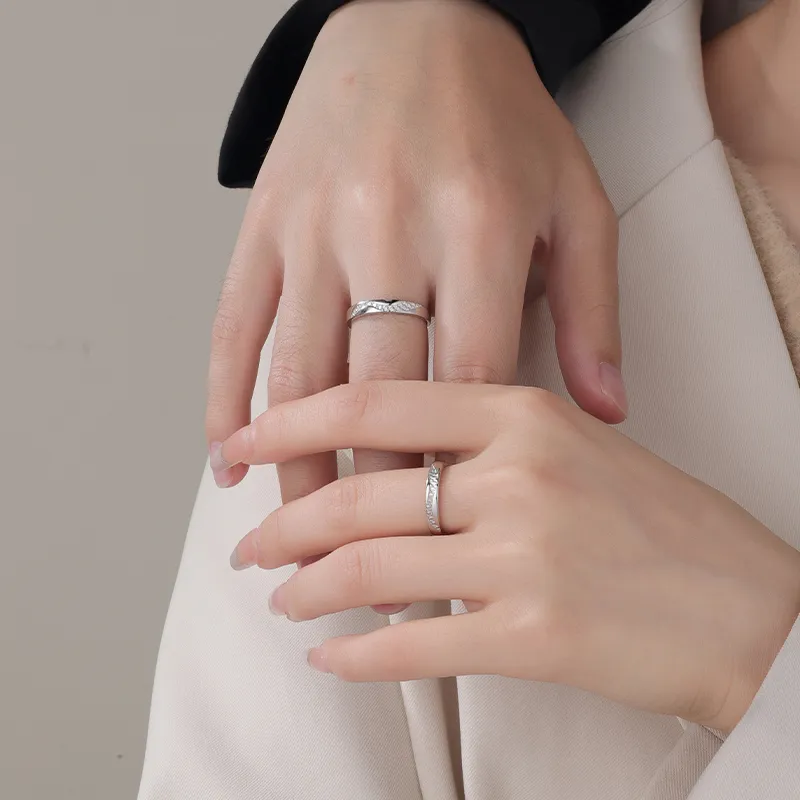 MAGICPOLE 925 Sterling Silver Rings Unisex Silver-3