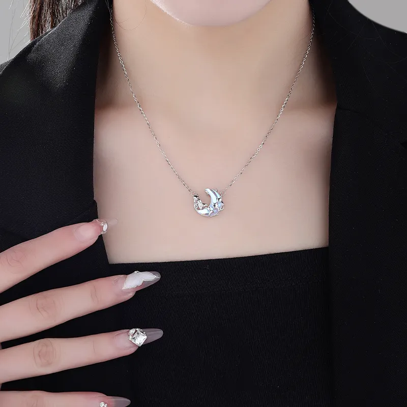 MAGICPOLE 925 Sterling Silver Necklaces Women's Silver-3