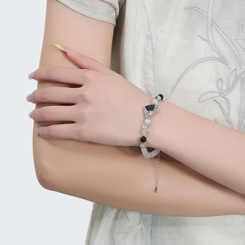 MAGICPOLE Glass Cat Eye Bracelets Women's-3
