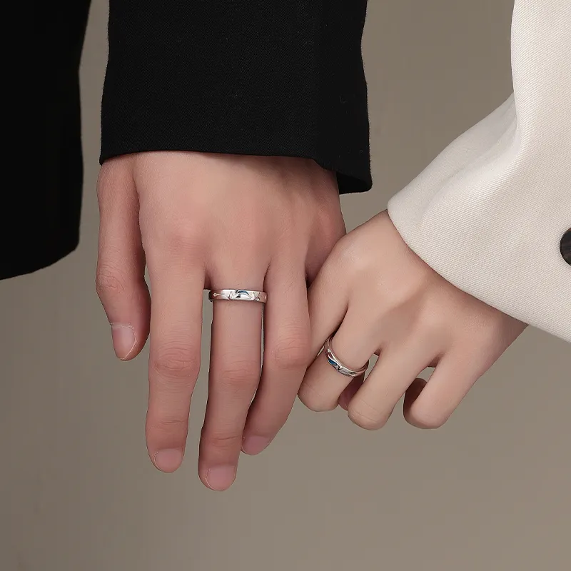 MAGICPOLE 925 Sterling Silver Rings Unisex Silver-7