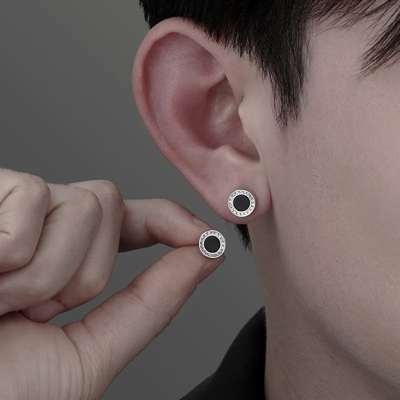 MAGICPOLE Agate Stud Earrings Unisex-2