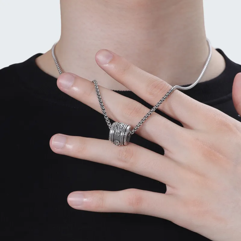 MAGICPOLE 990 Silver Necklaces Unisex Vintage-2