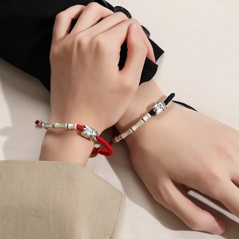 MAGICPOLE 999 Fine Silver Bracelets Unisex Silver-7
