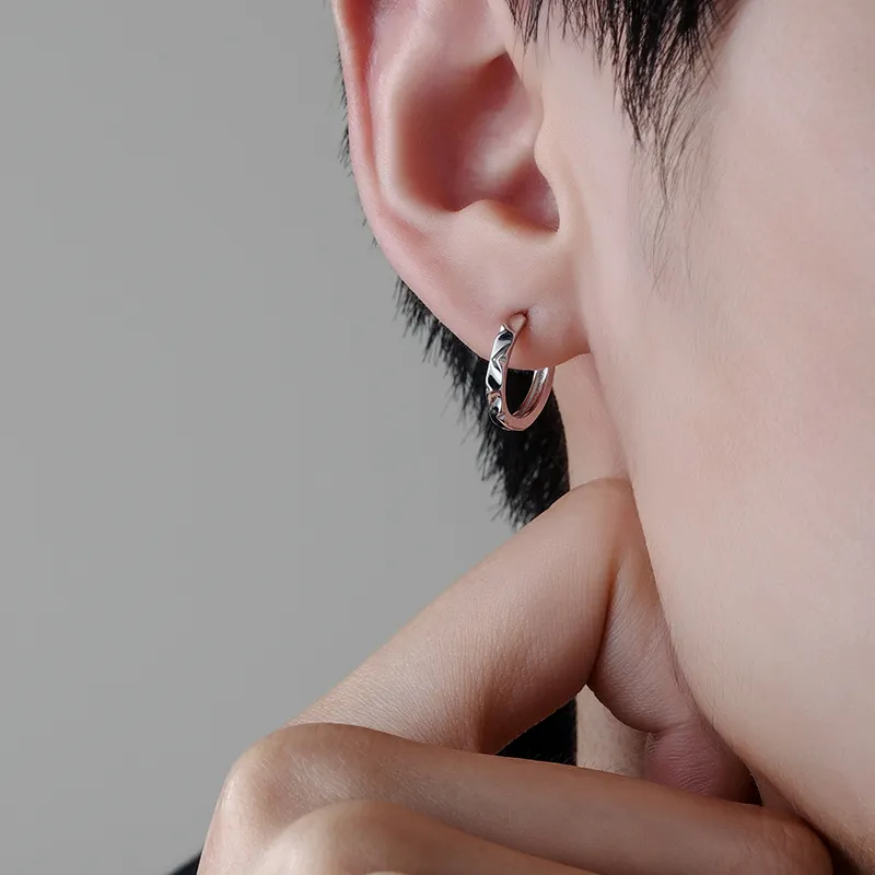 MAGICPOLE 999 Fine Silver Earrings Unisex Silver-9