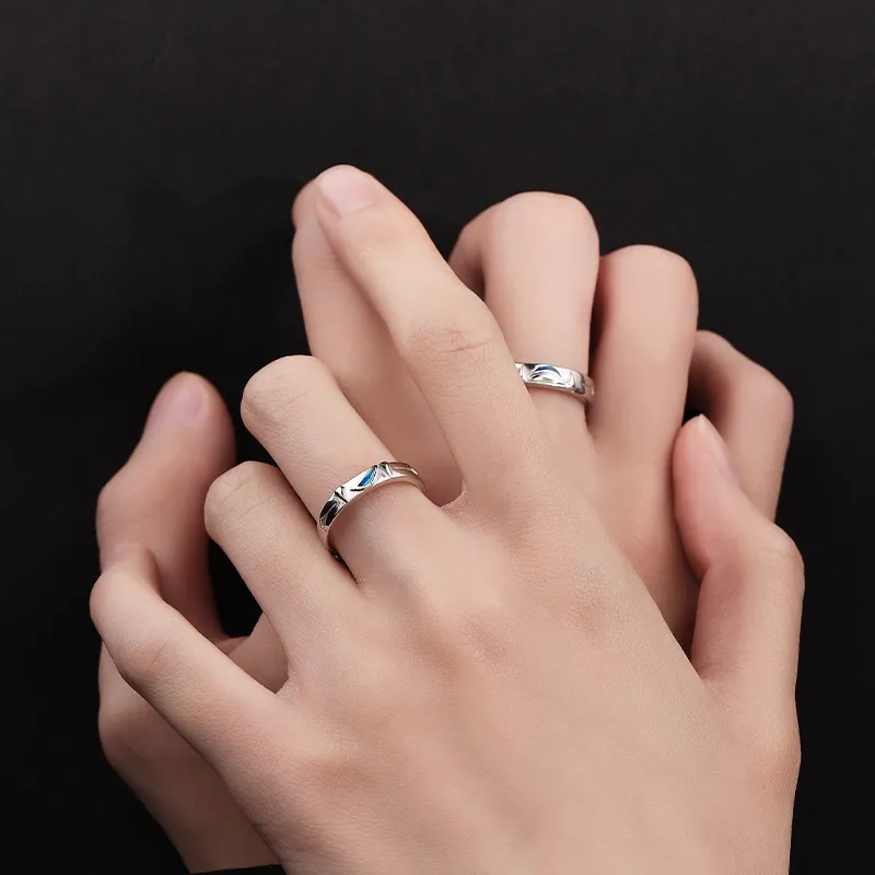 MAGICPOLE 925 Sterling Silver Rings Unisex Silver-3