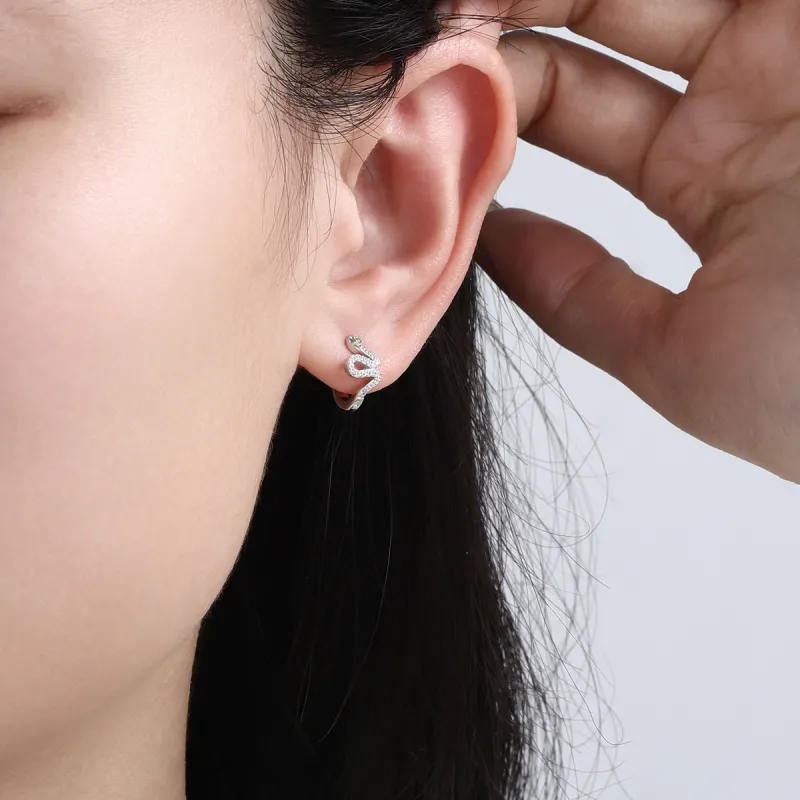 MAGICPOLE 925 Sterling Silver Earrings Women's Silver-5