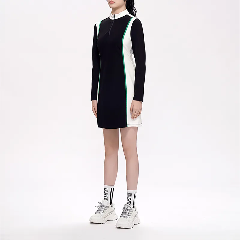 GOLF Long Sleeved Dresses Women's Black-6