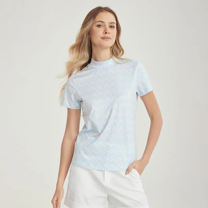 GOLF T Shirts Women's Blue-2