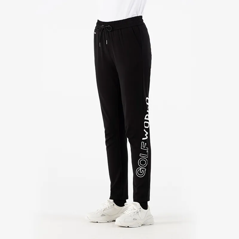 GOLF Knitted Sweatpants Women's Black-4