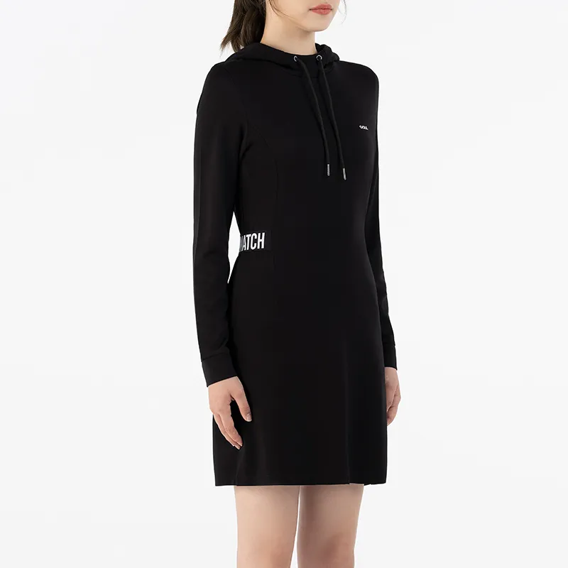GOLF Long Sleeved Dresses Women's Black-4