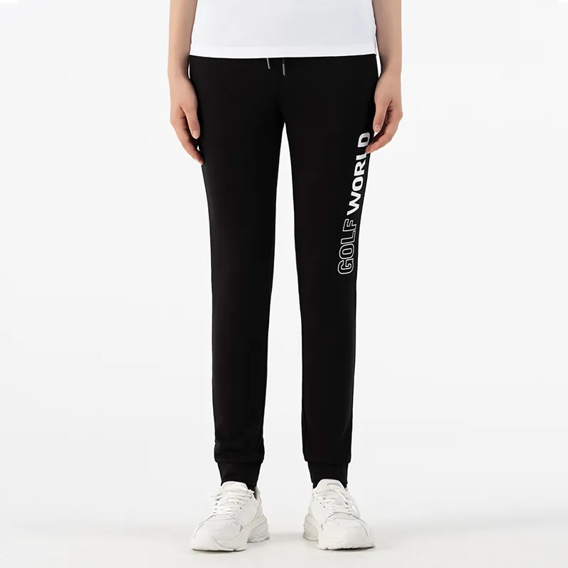 GOLF Knitted Sports Pants Women's Black-2