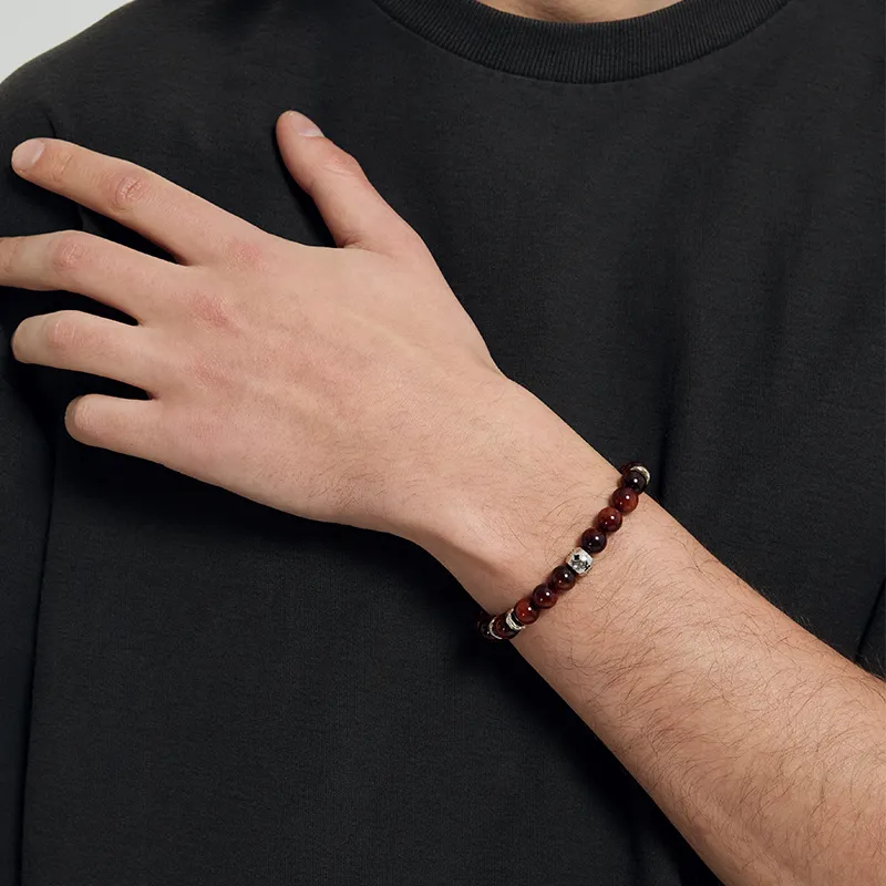 SUSOOK Tiger's Eye Stone Bracelets Unisex-3