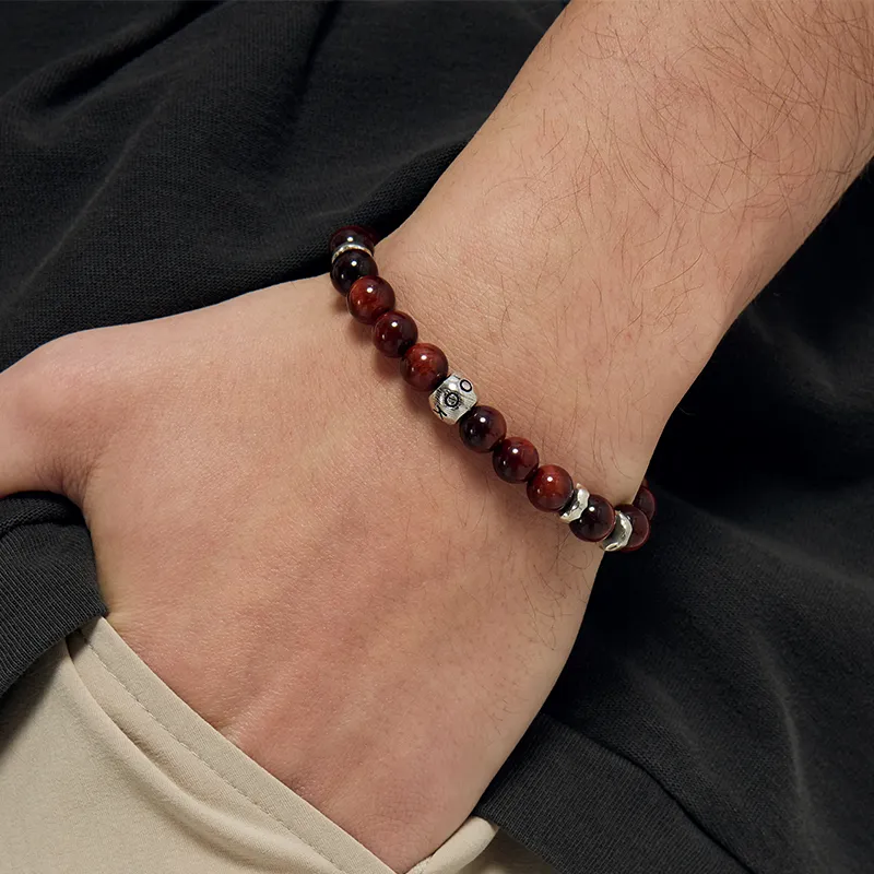 SUSOOK Tiger's Eye Stone Bracelets Unisex-1