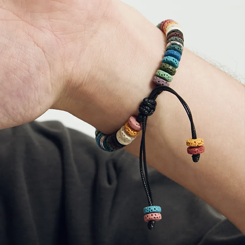 SUSOOK Volcanic Stone Bracelets Unisex-2