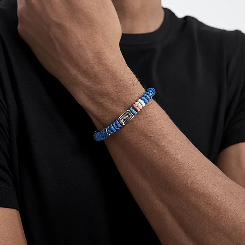 SUSOOK Volcanic Stone Bracelets Unisex Dopamine Dressing-1