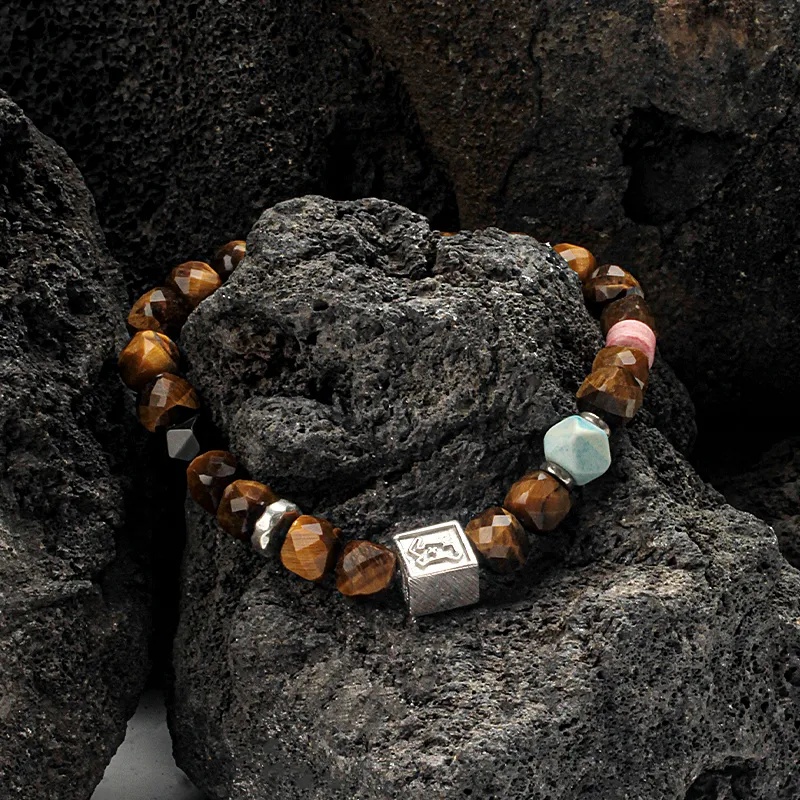 SUSOOK Tiger's Eye Stone Bracelets Unisex-4