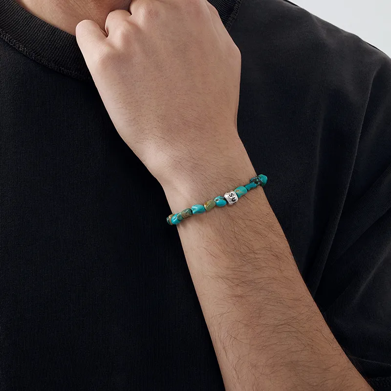 SUSOOK 925 Sterling Silver Bracelets Unisex Mint Mambo-3