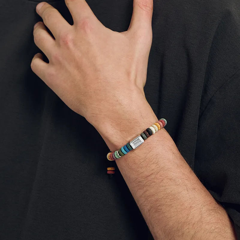 SUSOOK Volcanic Stone Bracelets Unisex-5