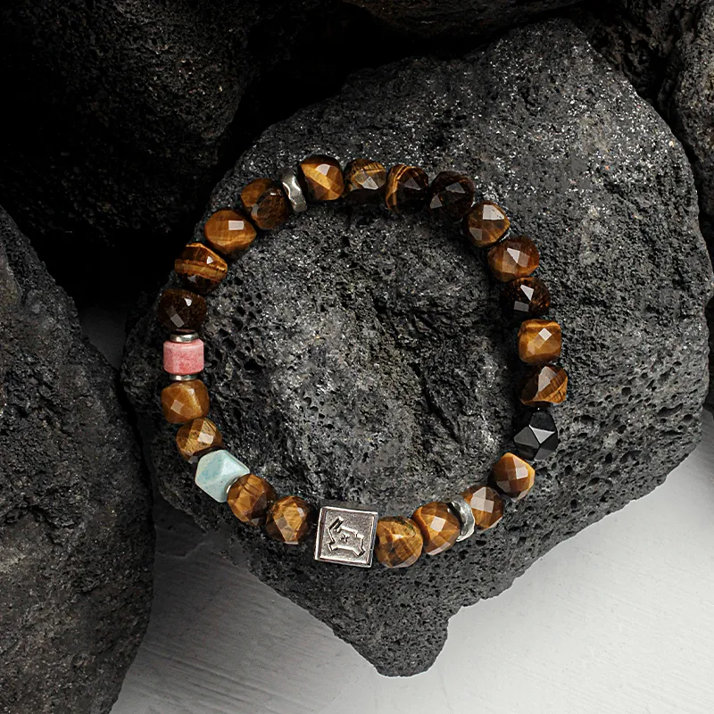 SUSOOK Tiger's Eye Stone Bracelets Unisex-2