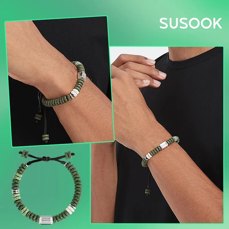 SUSOOK Bracelets Unisex Turquoise-5