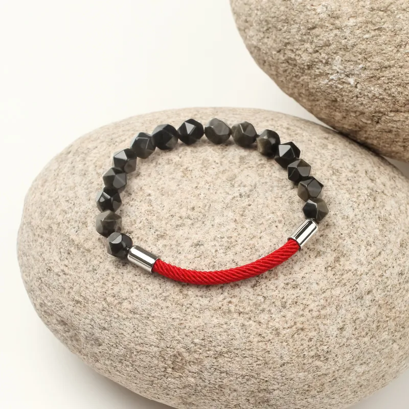 SUSOOK Obsidian Bracelets Unisex-5