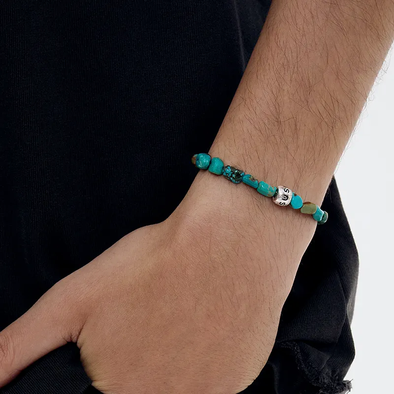 SUSOOK 925 Sterling Silver Bracelets Unisex Mint Mambo-2