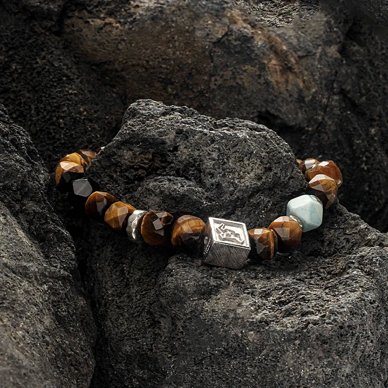 SUSOOK Tiger's Eye Stone Bracelets Unisex-3
