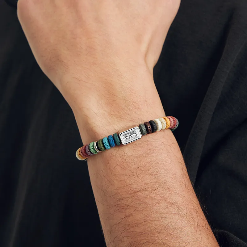 SUSOOK Volcanic Stone Bracelets Unisex-1