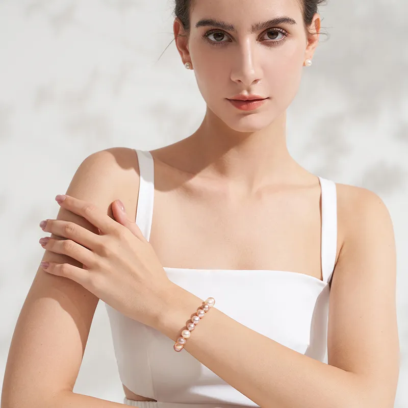 Tahiti Pearl Beaded Bracelet Women's-10
