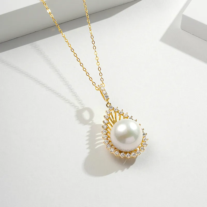 Tahiti Freshwater Pearl Necklaces Women's-5