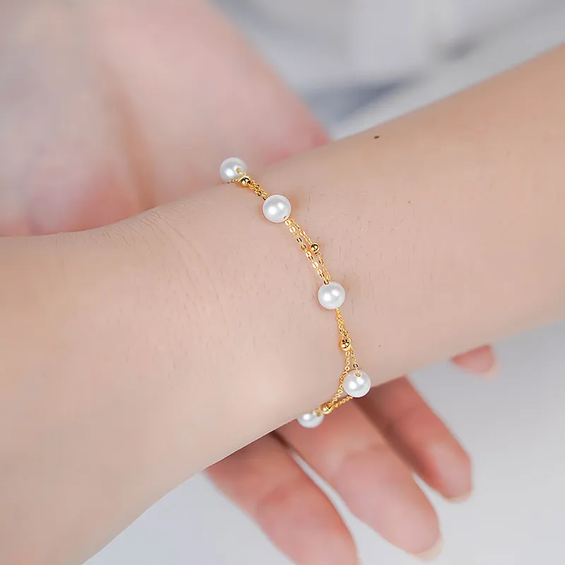 Tahiti Freshwater Pearl Bracelets Women's-2