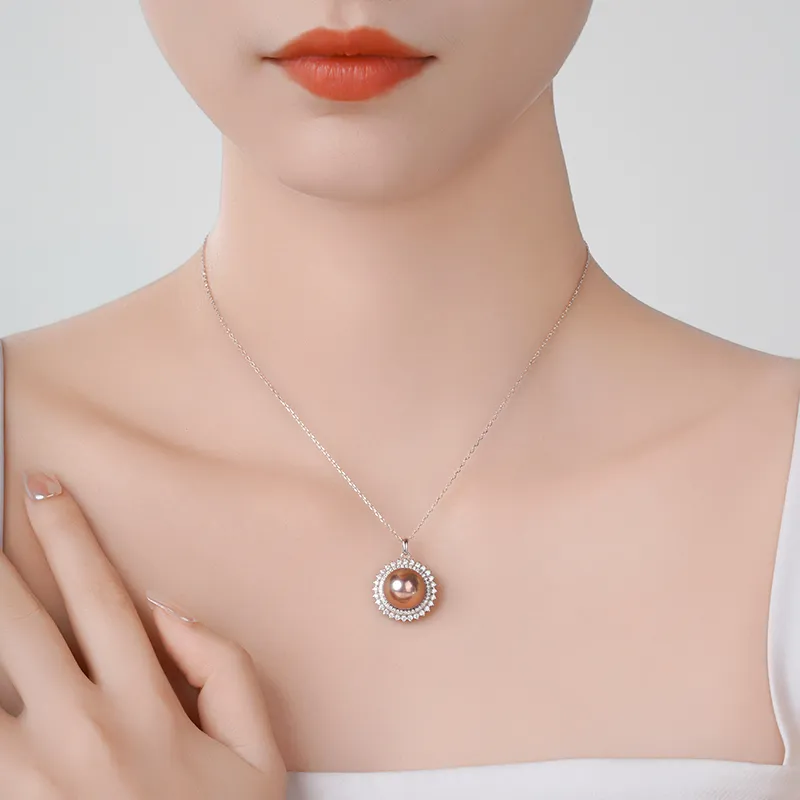 Tahiti Freshwater Pearl Necklaces Women's-2