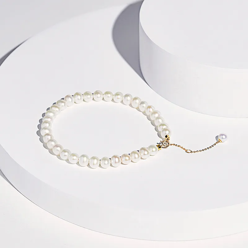 Tahiti Freshwater Pearl Bracelets Women's-5